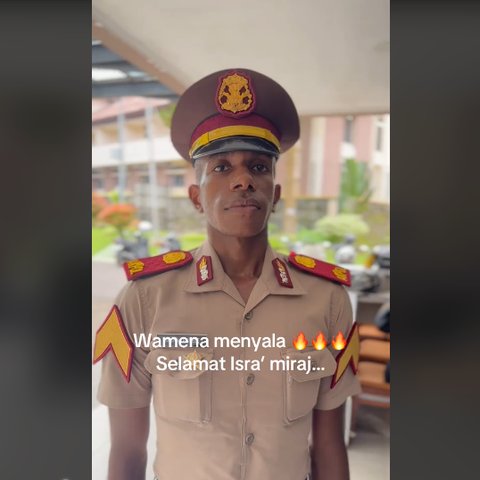 Taruna Akpol Asal Wamena Papua Punya Ayah Bukan Orang Sembarangan, Komandannya Sampai Takjub