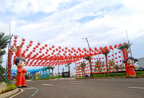 Kemeriahan Imlek di Kawasan Bisnis Tangerang