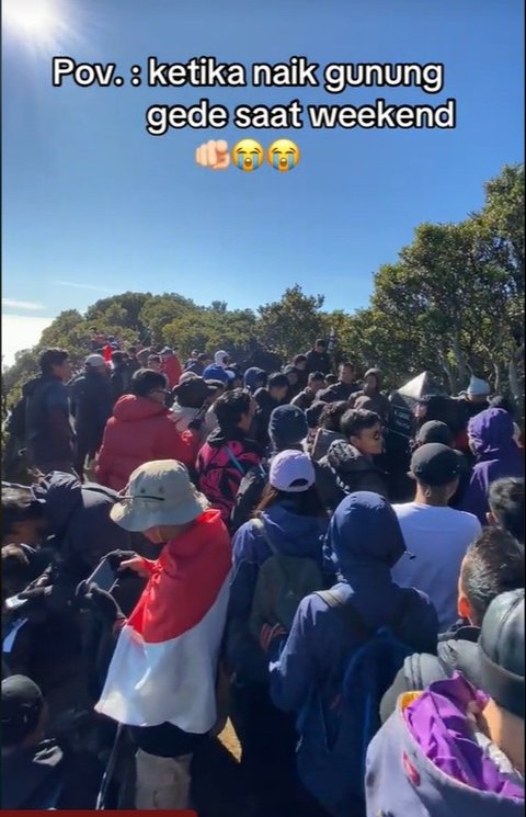 Gunung Macet saat Liburan Panjang