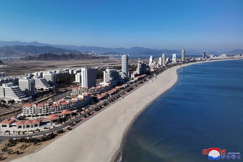 FOTO: Korea Utara Siap Sambut Turis Asing, Begini Mewahnya Resor Wisata Pantai yang Dibangun Kim Jong-un