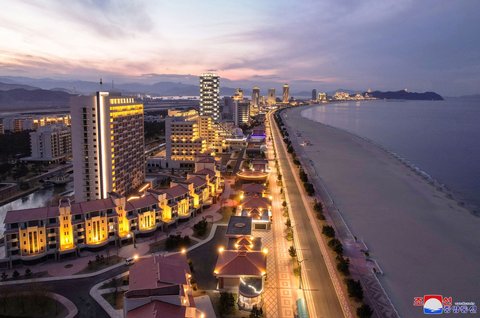 FOTO: Korea Utara Siap Sambut Turis Asing, Begini Mewahnya Resor Wisata Pantai yang Dibangun Kim Jong-un