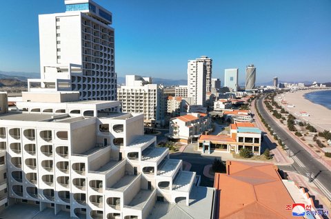 FOTO: Korea Utara Siap Sambut Turis Asing, Begini Mewahnya Resor Wisata Pantai yang Dibangun Kim Jong-un