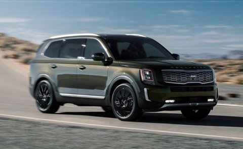 Kendaraan Kia Telluride.