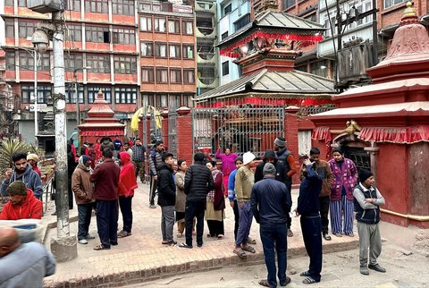 FOTO: Dahsyatnya Gempa di Tibet Getaran Terasa Sampai India, 53 Orang Tewas