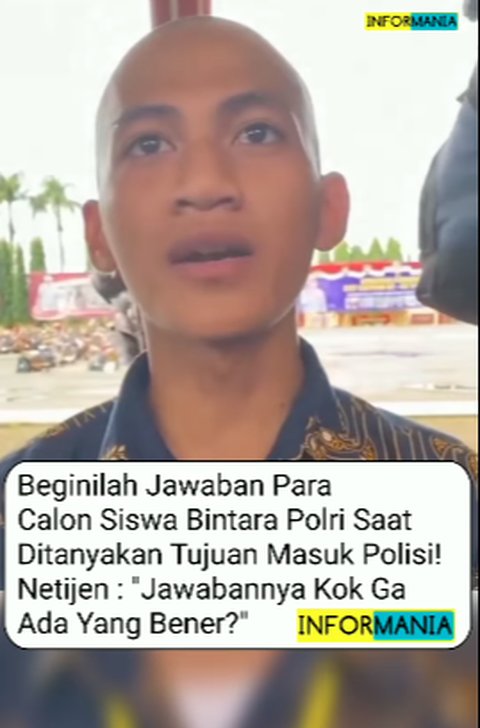 Para Casis Bintara Polri Ini Ditanya soal Tujuannya Ikut Seleksi