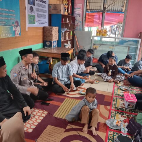 Mengenal Sosok Aiptu Exwanto, Bhabinkamtibmas yang Jadi Bapak Asuh 98 Anak Yatim Piatu di Batuceper