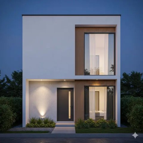 Desain Rumah Kontrakan 3 Petak Sederhana tapi Estetik (Foto: ChatGPT)