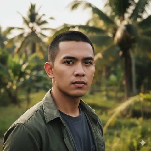 Model Rambut Pria Pendek Rapi 2 Jari (Gemini AI)