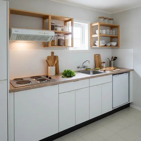 Dapur Rumah Mungil 2x2 Meter dengan Fungsi Maksimal dan Biaya Minim (AI)
