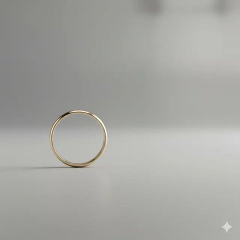 Model Cincin Nikah Polos