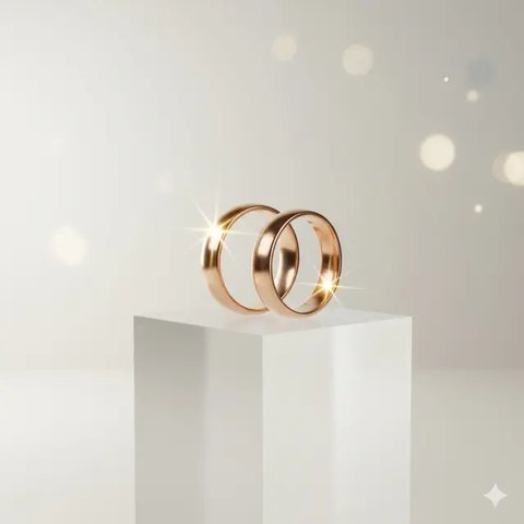 Model Cincin Nikah Polos
