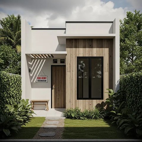 Desain Rumah Murah untuk Kontrakan. (Foto: Gemini AI)
