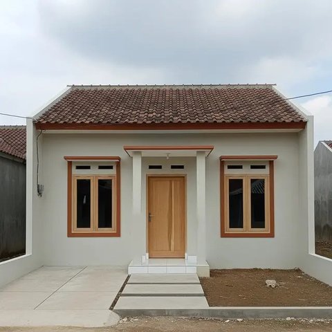 Desain Rumah Murah untuk Kontrakan. (Foto: Gemini AI)