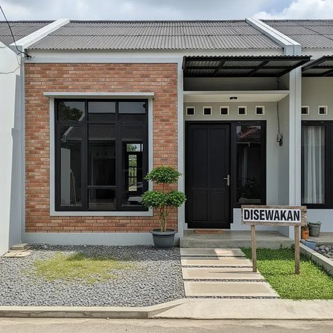 Desain Rumah Murah untuk Kontrakan. (Foto: Gemini AI)