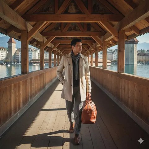 7 Prompt Gemini AI Paling Viral untuk Edit Foto Liburan di Swiss, Tampilan Sinematik Pegunungan Alpen hingga Danau Biru Ajaib (foto: Gemini AI)