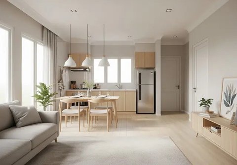 Model Rumah Type 21 agar Terlihat Lebih Luas dan Nyaman (Sumber: gemini.com)