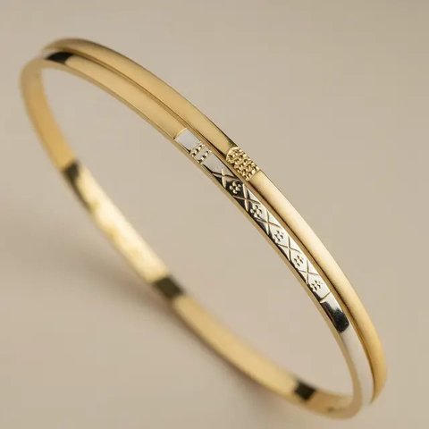 Gelang Charm Personal/Model Gelang Emas 22 Karat 3 Gram (Sumber: gemini.com)