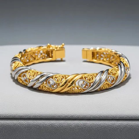 Gelang Charm Personal/Model Gelang Emas 22 Karat 3 Gram (Sumber: gemini.com)