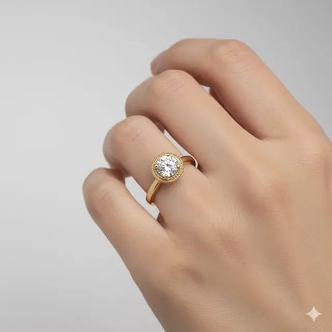 Model Cincin Emas 24 Karat 5 Gram Motif Vintage