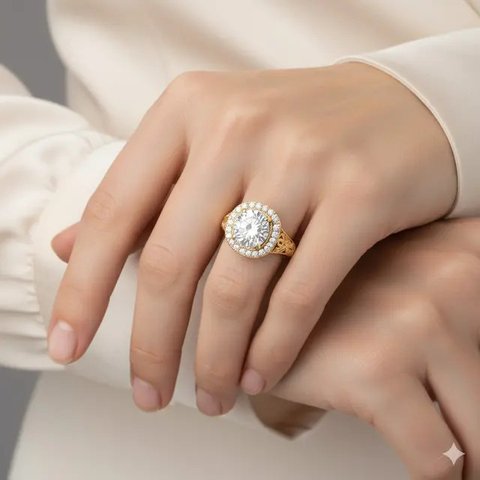 Model Cincin Emas 24 Karat 5 Gram Motif Vintage