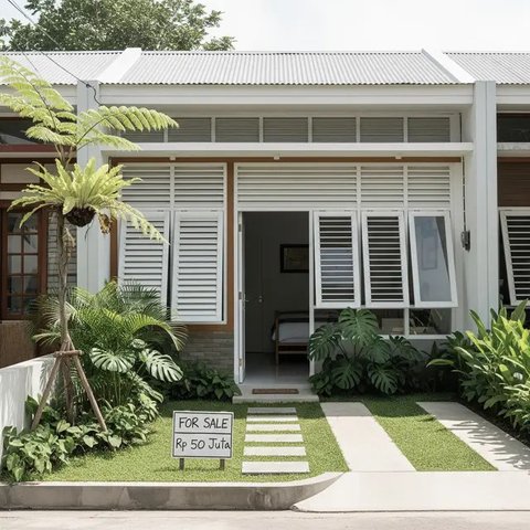 Desain Rumah Type 21 Minimalis dengan Budget 50 Juta (AI)