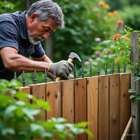 Cara Membuat Pagar Kebun Rumah Anti Ular Kobra yang Efektif dan Aman. Foto: Gemini