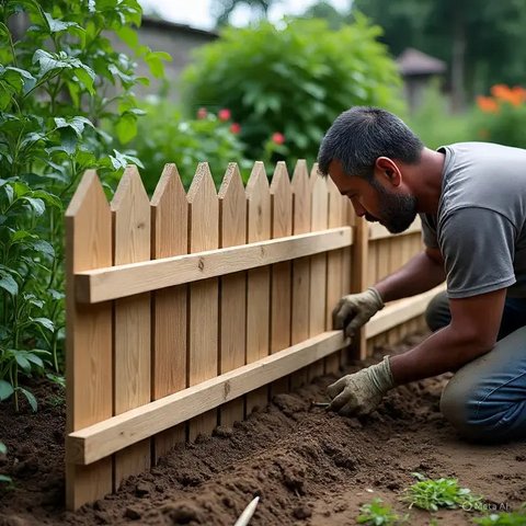 Cara Membuat Pagar Kebun Rumah Anti Ular Kobra yang Efektif dan Aman. Foto: Gemini