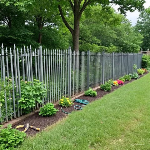 Cara Membuat Pagar Kebun Rumah Anti Ular Kobra yang Efektif dan Aman. Foto: Gemini