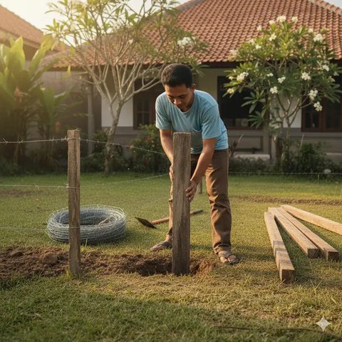 Rencanakan Lokasi Pagar (created by AI)