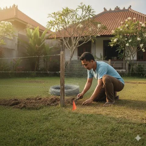 Rencanakan Lokasi Pagar (created by AI)
