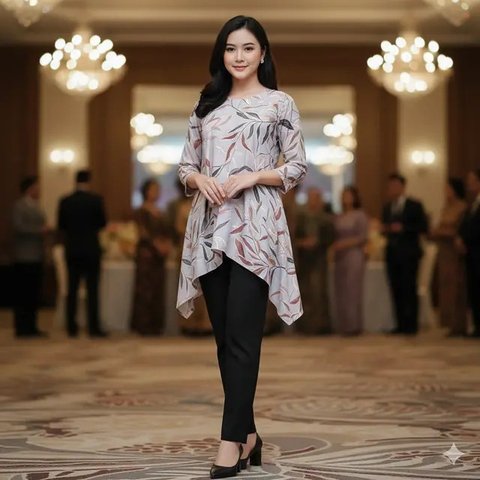 Model Batik Modern yang Simpel tapi Tetap Terlihat Elegan (created by AI)