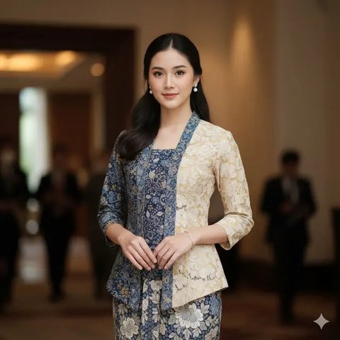 Model Batik Modern yang Simpel tapi Tetap Terlihat Elegan (created by AI)