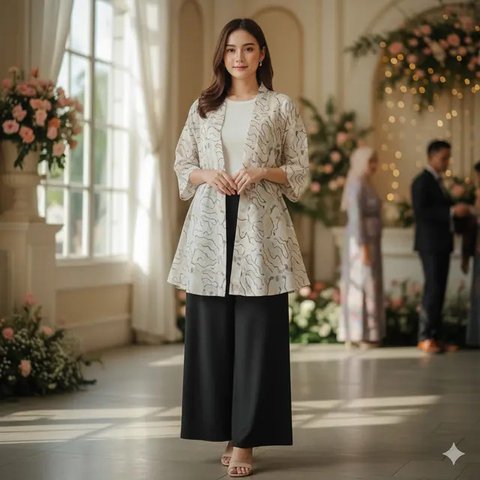 Model Batik Modern yang Simpel tapi Tetap Terlihat Elegan (created by AI)