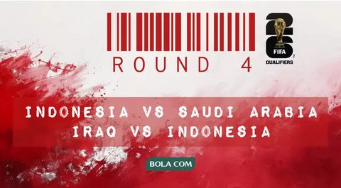 Timnas Indonesia di R4 Kualifikasis Piala Dunia 2026 zona Asia. (Bola.com/Wiwig Prayugi)
