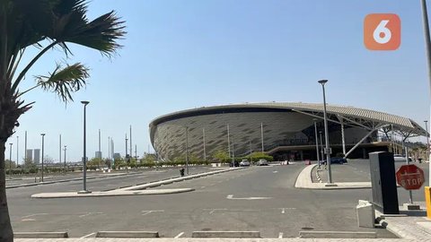 King Abdullah Sport City Stadium, tempat pertandingan Timnas Indonesia versus Arab Saudi pada round keempat Kualifikasi Piala Dunia 2026. (Bola.com/Hery Kurniawan)