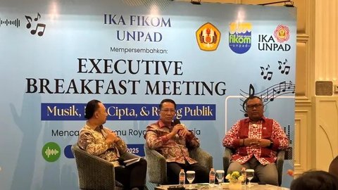 Executive Breakfast Meeting IKA Fikom Unpad, di Jakarta, Rabu (8/10/2025). (Foto: Liputan6.com/Tira Santia)