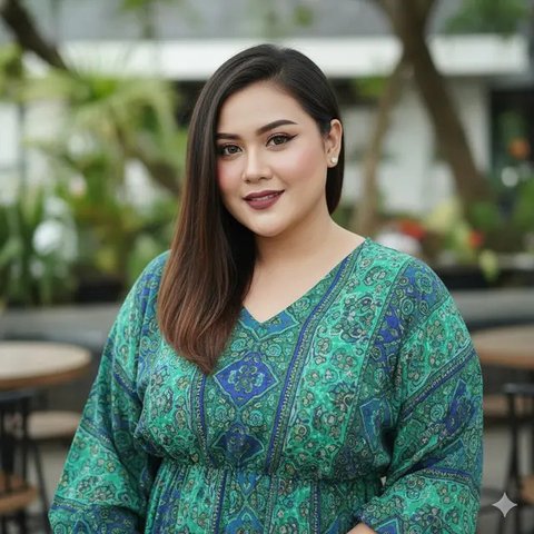 Model Rambut Panjang Wanita Gemuk agar Terlihat Kurus (Foto: Gemini AI)