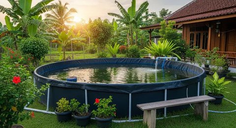 Model Kolam Ikan untuk Ternak Lele