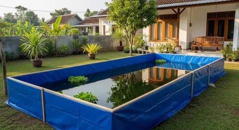 Model Kolam Ikan untuk Ternak Lele