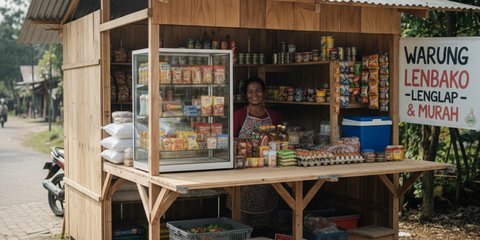 Desain Warung Sembako Hemat Biaya