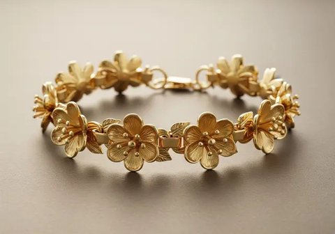 Model Gelang Emas Gram Kecil untuk Kado. Gemini