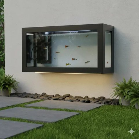 Model Kolam Ikan Mini untuk Taman Sempit (Gemini)