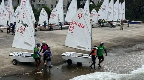Persatuan Olahraga Layar Seluruh Indonesia (Porlasi) menggelar Kejuaraan Nasional Layar Indonesia Regatta II 2025 di Indonesia National Sailing Center, Jakarta, 10-12 Oktober 2025. (Dok. Disp