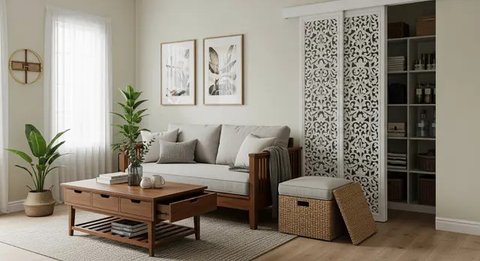 Inspirasi Ruang Penyimpanan Tersembunyi di Rumah Kecil