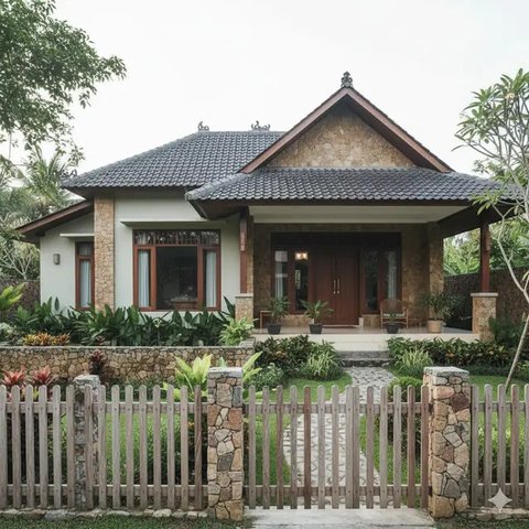 Model Rumah Sederhana Tapi Mewah (created by AI)