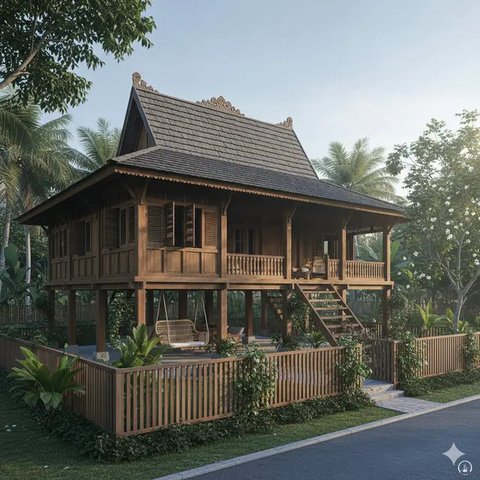 Model Rumah Sederhana Tapi Mewah (created by AI)