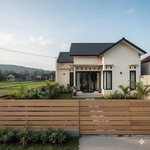 Model Rumah Sederhana Tapi Mewah (created by AI)