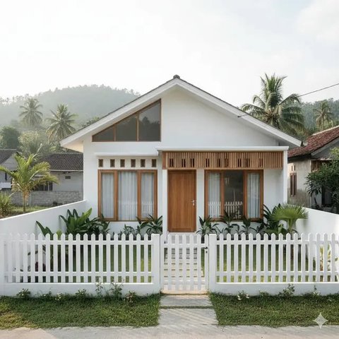 Model Rumah Sederhana Tapi Mewah (created by AI)