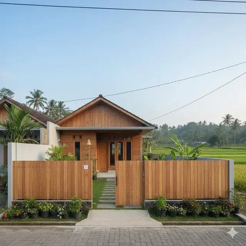 Model Rumah Sederhana Tapi Mewah (created by AI)
