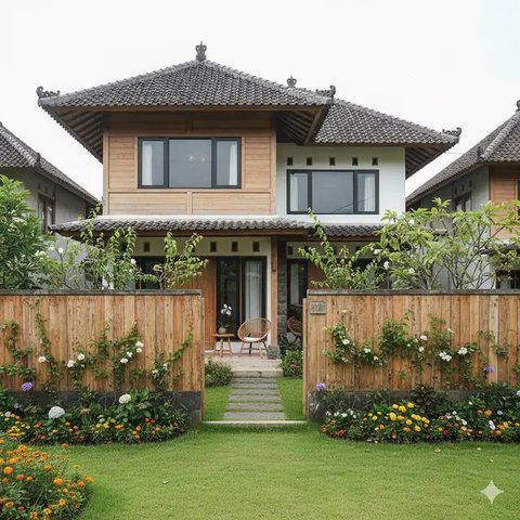 Model Rumah Sederhana Tapi Mewah (created by AI)